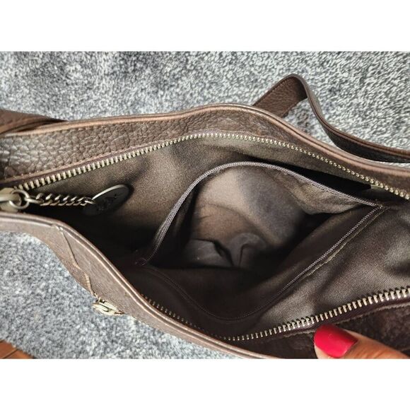 The Sak Dark Brown Leather Bag #A85 - Picture 6 of 11